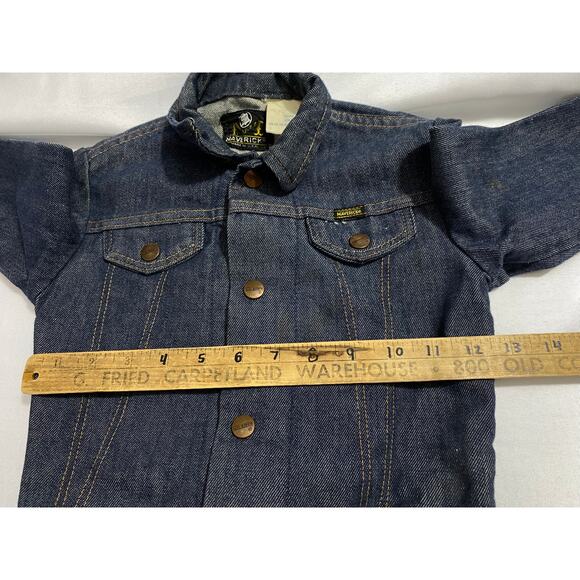 Vintage Maverick Blue Bell Denim Jacket – Toddler Size 5T Made in USA - Picture 4 of 8
